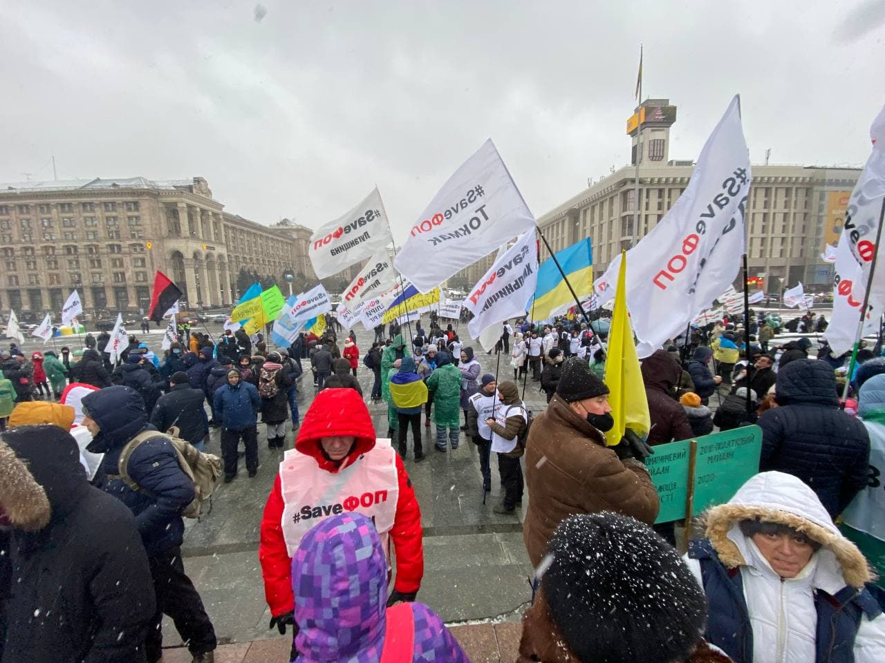 ФОПы протестуют на Майдане. Фото: "Страна"