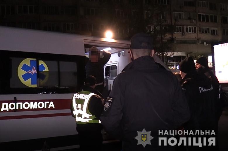 Фото с места происшествия. Полиция Киева в Facebook